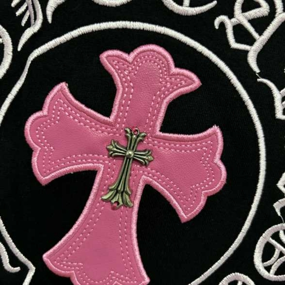 Chrome Hearts black embroidered short-sleeved T-shirt - Picture 6 of 6